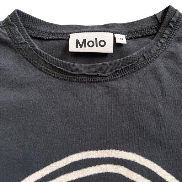 MOLO Rainbow Graphic Tee Raw Hem 152 - Picture 2 of 5